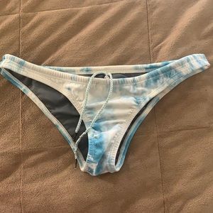 Jolyn Brazil Bottom in Blue Tie-Dye